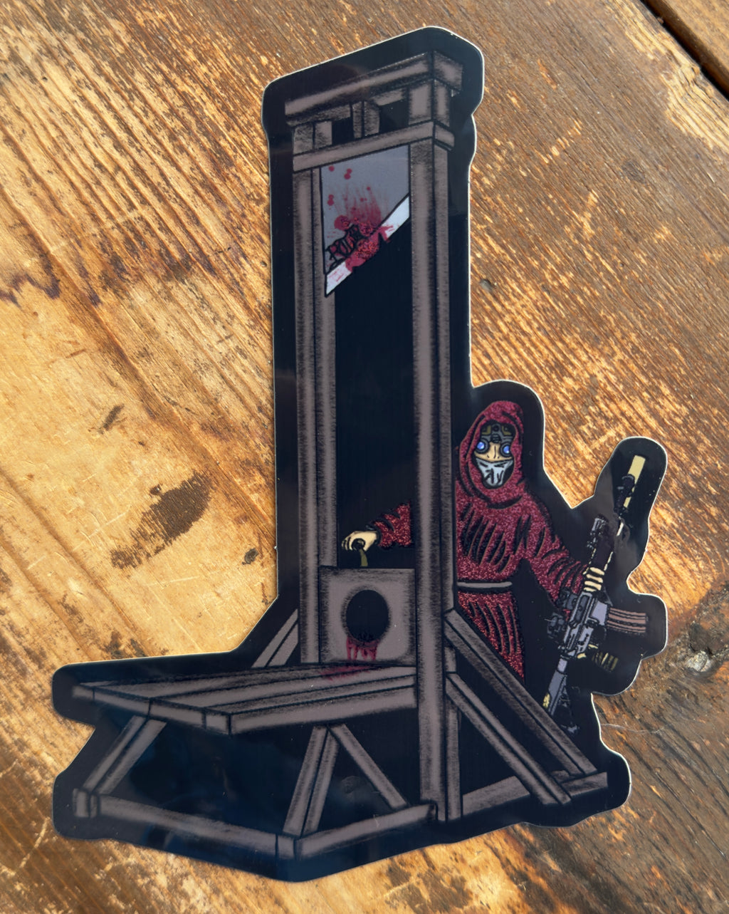 Death to the rich sticker